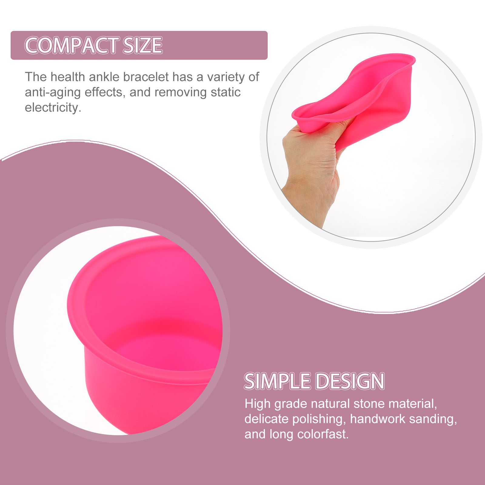 Wax Melting Pot - Pot à cire en silicone rose,