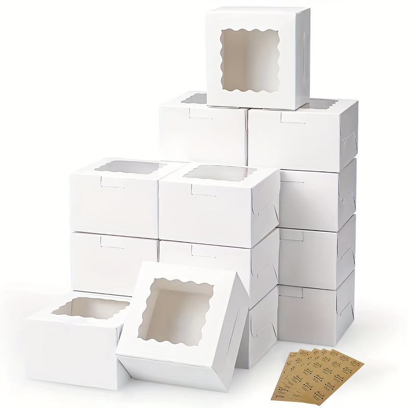 Kraft Paper Box - 10 boîtes en papier Kraft avec