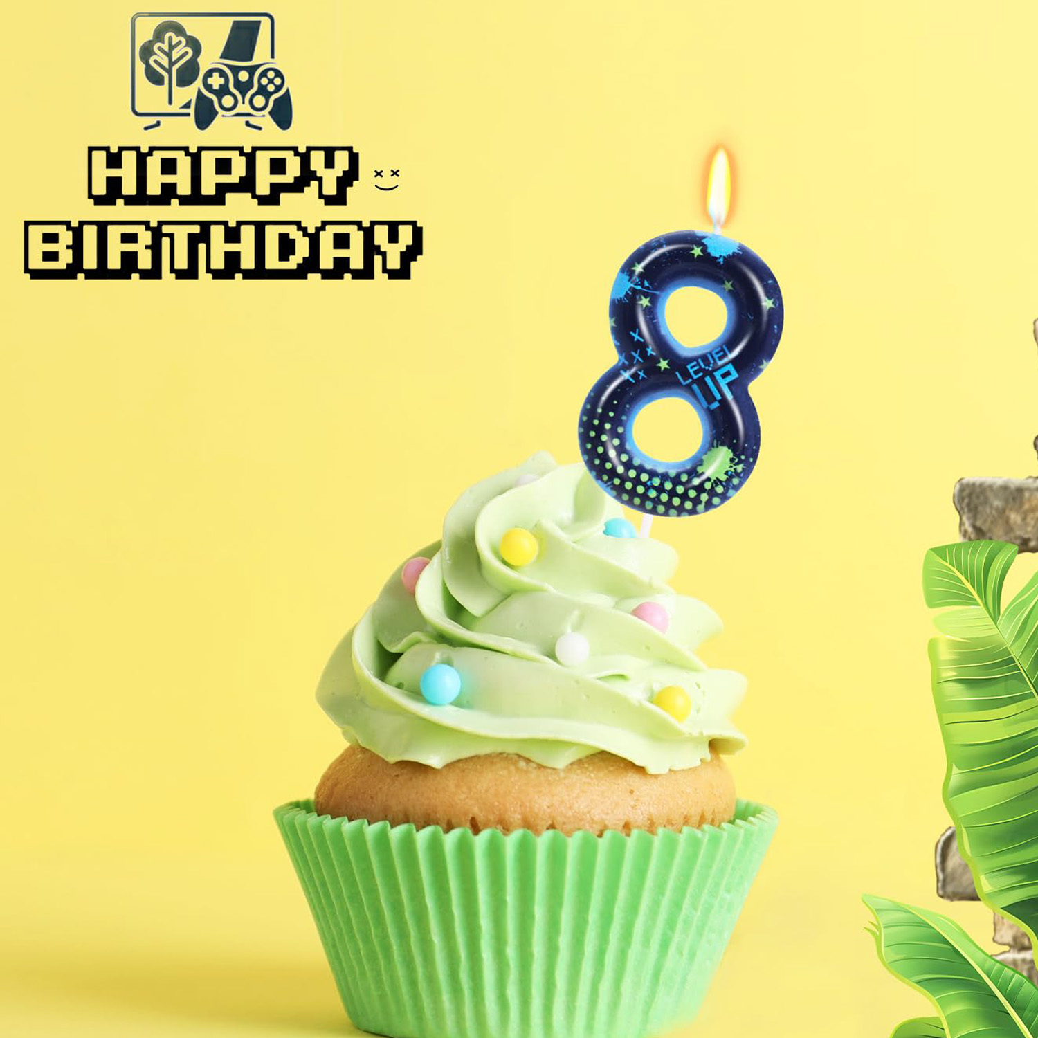 Candle Supplies Video - Bougies d'anniversaire pour garçons, bougie numéro