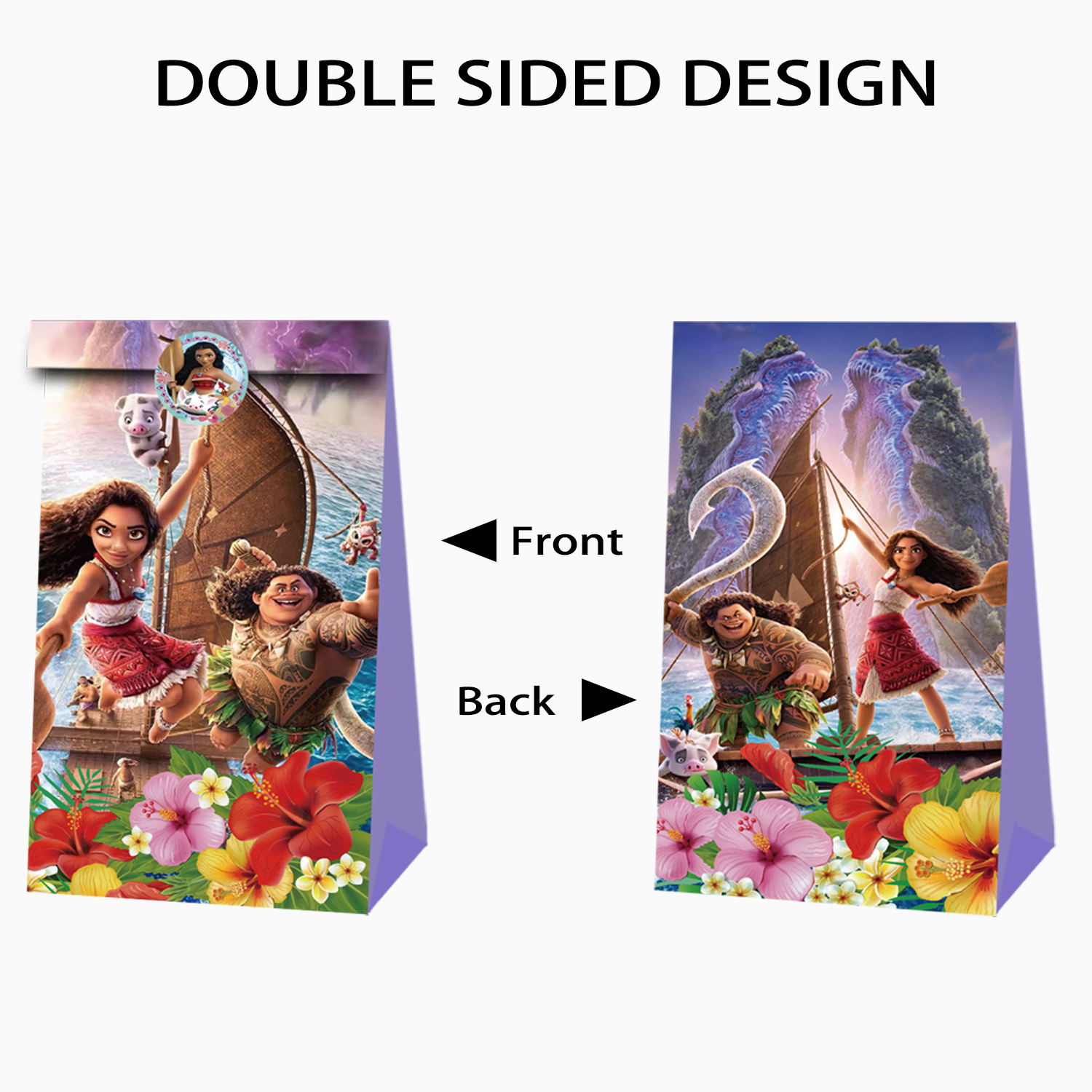12 pièces ‌ Moana ‌   Sacs cad - Kraft Paper Box avis et prix