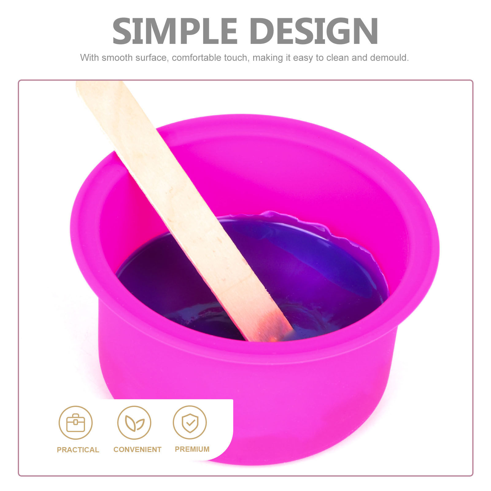 Pot à cire en silicone rose, r - Wax Melting Pot avis et prix