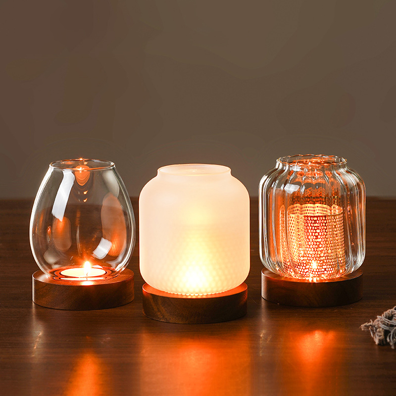 Bougeoir Vintage en bois avec  - Candle Zero avis et prix