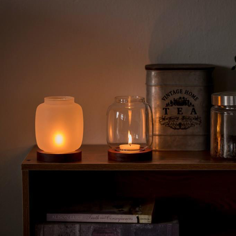 Bougeoir Vintage en bois avec  - Candle Zero avis et prix