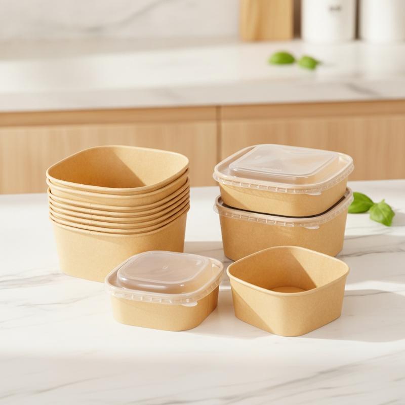 # Boîte à déjeuner jetable en  - Kraft Paper Box avis et prix