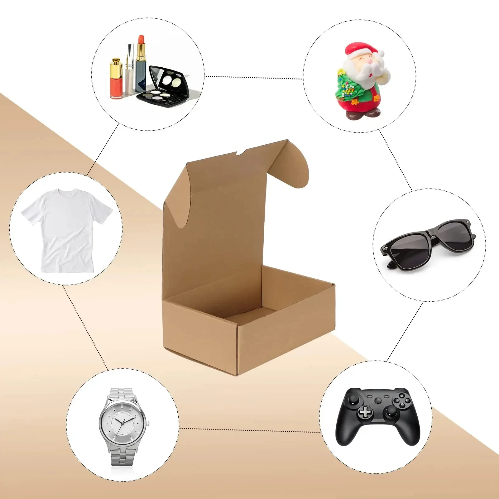 10/20 pièces de boîtes d'expéd - Kraft Paper Box avis et prix