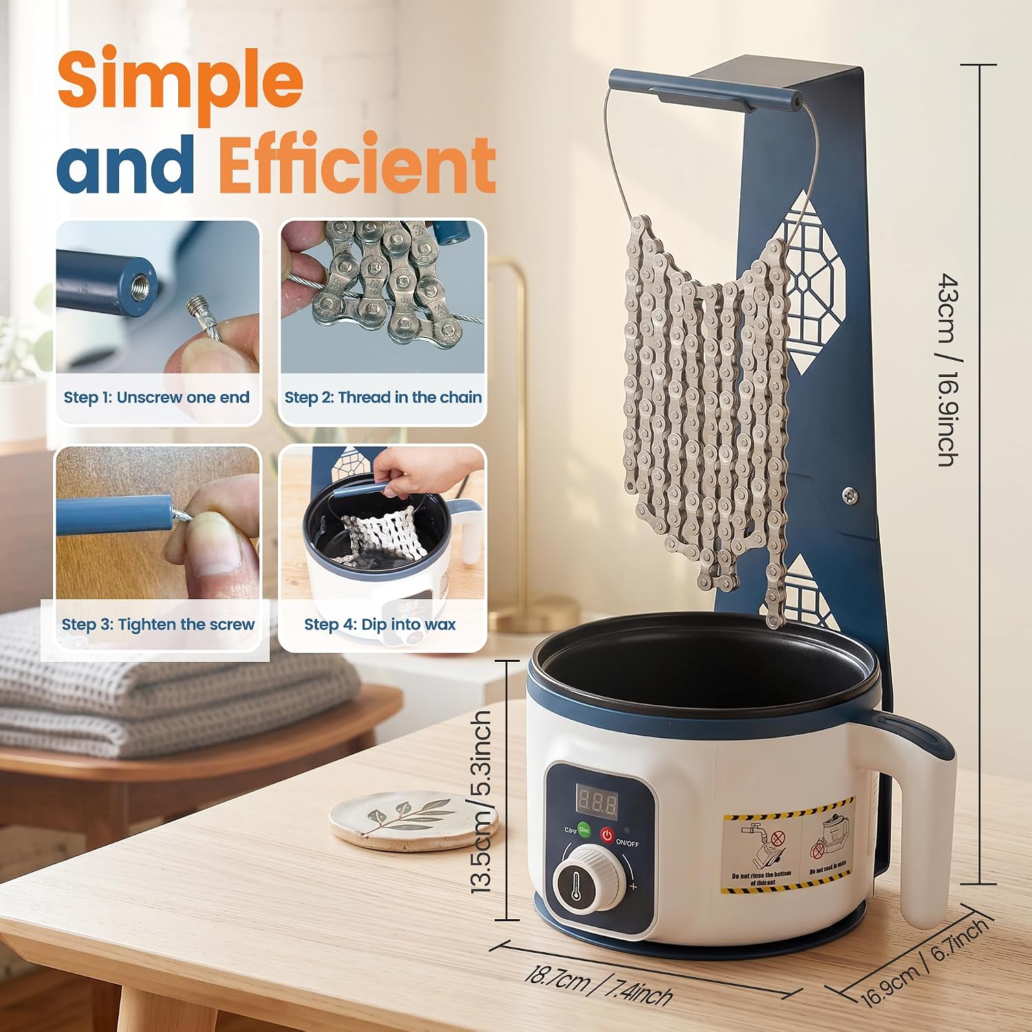 Pot à cire pour chaîne de vélo - Wax Melting Pot avis et prix