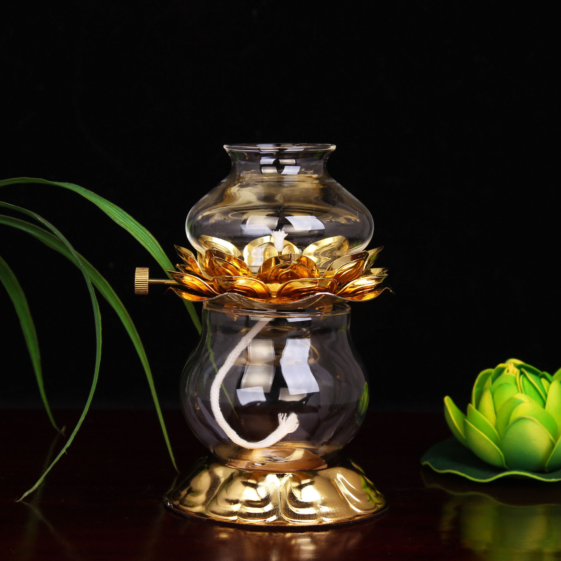 Lampe à huile dorée pour boudd - Candle Zero avis et prix